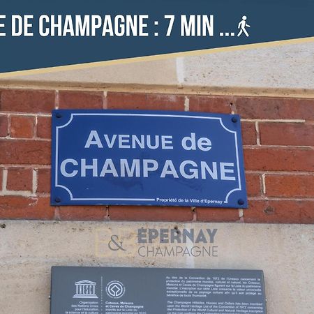 Terrasse 86 - Terrasse & Climatisation - 4-6 Personnes - Bnb Epernay Luaran gambar