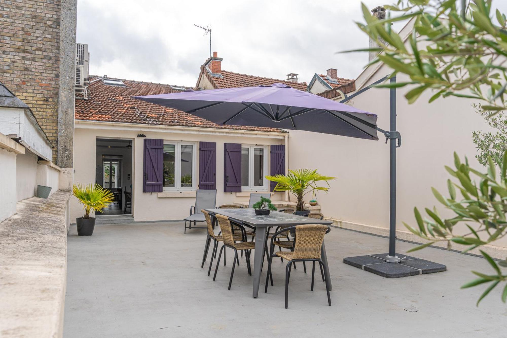 Terrasse 86 - Terrasse & Climatisation - 4-6 Personnes - Bnb Epernay Luaran gambar
