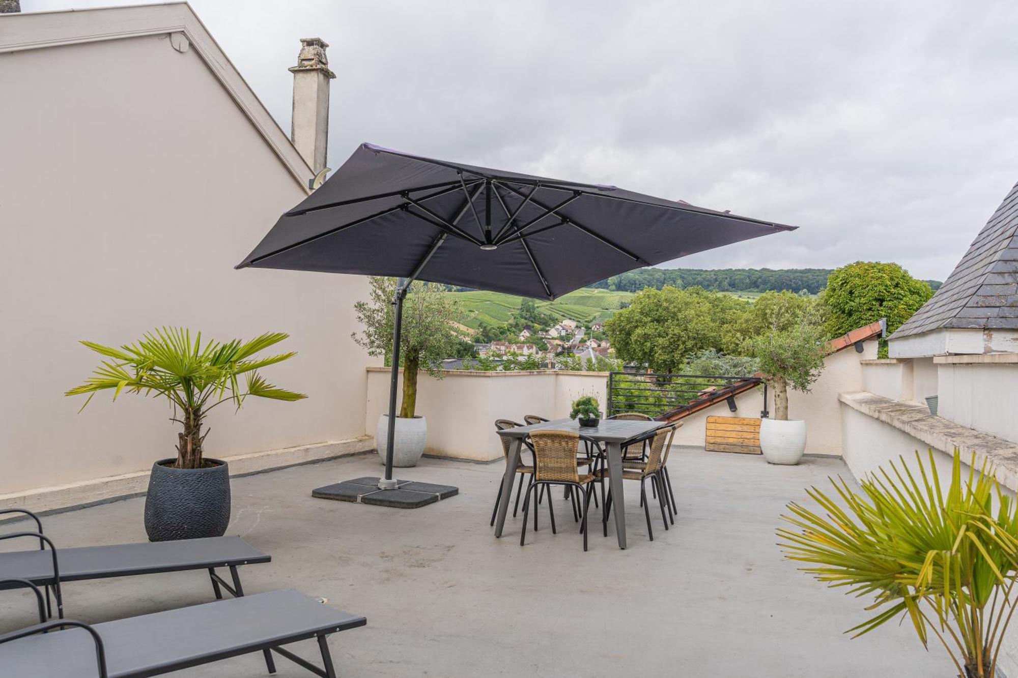 Terrasse 86 - Terrasse & Climatisation - 4-6 Personnes - Bnb Epernay Luaran gambar